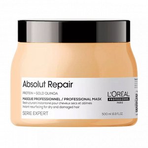 Лореаль Профессионель Маска Absolut Repair для восстановления поврежденных волос, 500 мл (L'oreal Professionnel, Serie Expert)