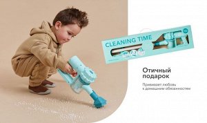 Игрушка пылесос CLEANING TIME/mint