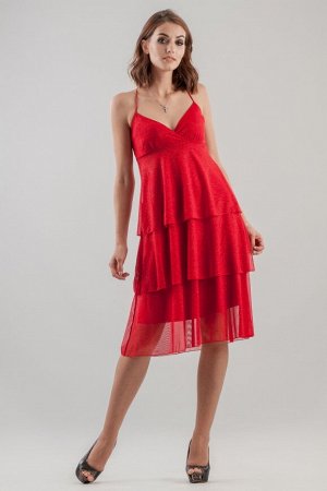 Платье 668.11 красный