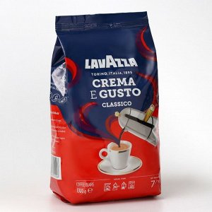 Кофе в зернах Лавацца Crema E Gusto 1000г