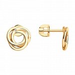 Серьги из серебра с бриллиантом
