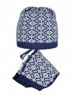 Комплект для мальчика (шапка + шарф)