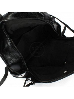 Рюкзак муж искусственная кожа Lanchi-8819  (USB-заряд),  1отд,  3внеш,  2внут/карм,  черный 239250