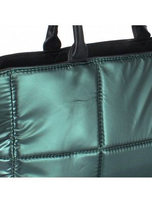 Сумка женская текстиль Ting-60244,   (подушка) 1отдел,  плечевой ремень,  зеленый 243500
