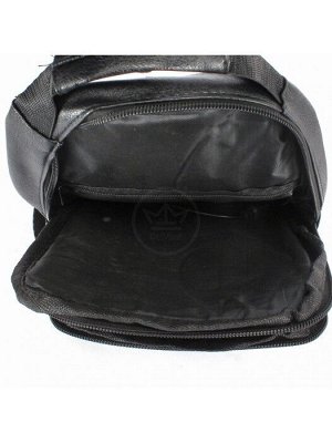 Рюкзак (сумка)  муж искусственная кожа Battr-2106  (однолямочный)  1отд,  плечевой ремень,  3внеш карм,  черный 242066