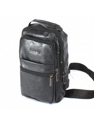 Рюкзак (сумка)  муж искусственная кожа Battr-2106/3  (однолямочный)  1отд,  плечевой ремень,  3внеш карм,  черный 242068