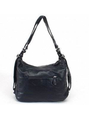 Сумка женская искусственная кожа Guecca-1663  (рюкзак change),  2отд,  черный 231896