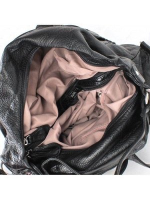 Сумка женская искусственная кожа Guecca-1663  (рюкзак change),  2отд,  черный 231896