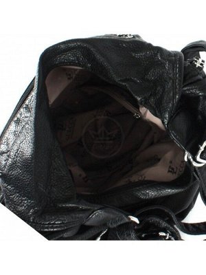 Сумка женская искусственная кожа Guecca-A 803  (рюкзак-change),  1отд+карм/пер,  черный 240850