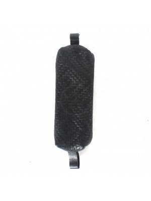 Футляр для ключей-FNX-КЛБ-100 натуральная кожа черный крек плетенка (04062)  242976