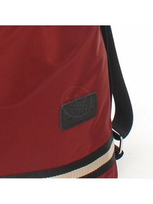 Сумка женская текстиль BoBo-1601 (рюкзак-change),  1отд. 1внеш,  3внут/карм,  бордо 234051