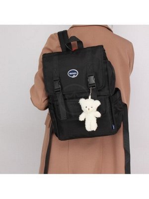 Рюкзак жен текстиль MC-2119,  1отд,  2внутр+4внеш/карм,  черный 240040