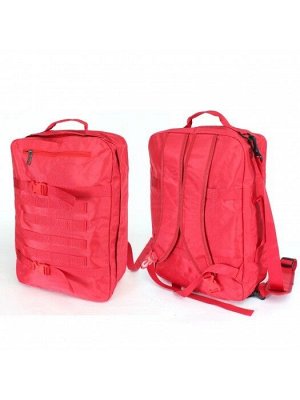 Рюкзак жен текстиль MC-390,  1отд,  2внутр+1внеш/карм,  плечевой ремень,  красный 240056