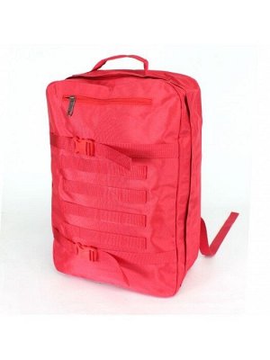 Рюкзак жен текстиль MC-390,  1отд,  2внутр+1внеш/карм,  плечевой ремень,  красный 240056