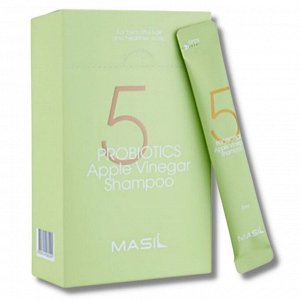 Шампунь от перхоти с яблочным уксусом Masil 5 Probiotics Apple Vinegar Shampoo, 8мл*20шт