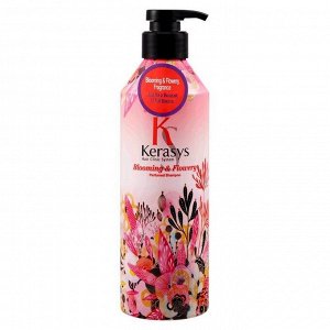 KeraSys Шампунь для всех типов волос / Blooming & Flowery Perfumed Shampoo, 600 мл