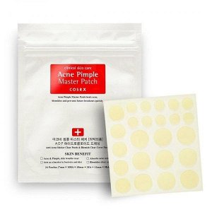 COSRX Патчи локальные от прыщей / Acne Pimple Master Patch, 24 шт./уп.