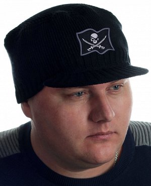 Классная шапка-кепка Miller Way с нашивкой в виде Пиратского Флага - хватит отказывать себе в удобных и стильных вещах! ОСТАТКИ СЛАДКИ!!!!