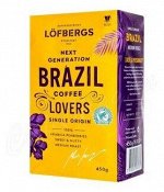 Молотый кофе 450g Lofbergs Brazil Single Origin
