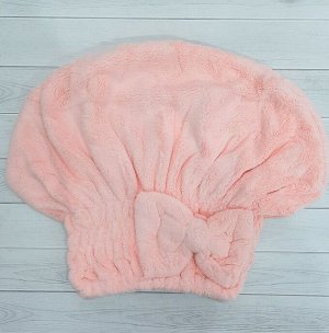 Чалма шапочка полотенце для сушки волос с бантиком