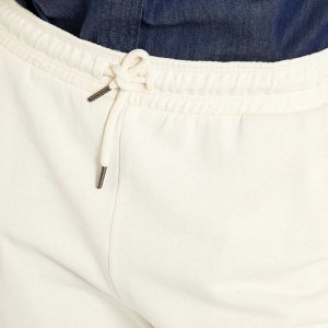 Спортивные брюки из мольтона - белый
