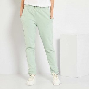 Спортивные брюки из мольтона - зеленый