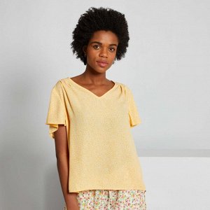 Легкая блузка - желтый