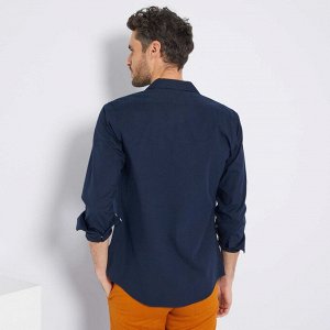Узкая рубашка Eco conception - темно-синий