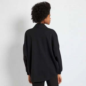 Короткая куртка из мольтона - черный