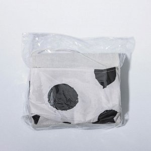 Органайзер с карманами подвесной Доляна «Далматин», 3 кармана, 58x19,5 см, цвет белый