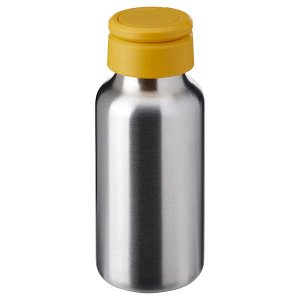 ENKELSPÅRIG ЭНКЕЛЬСПОРИГ Бутылка для воды, нержавеющ сталь/желтый 0.3 л