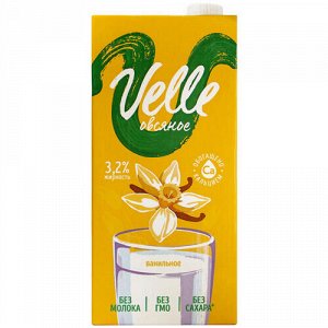 Напиток растительный "Овсяный", со вкусом ванили Velle, 1 л