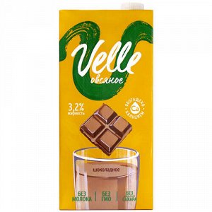 Напиток растительный "Овсяный", со вкусом шоколада Velle, 1 л