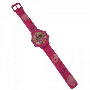 Детские часы, тёмно-розовые, Ч13459, арт.126.124