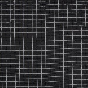 Ткань на отрез кулирка 1324-V3 Клетка цвет черный