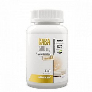 ГАМК MAXLER GABA 500 mg - 100 капс.