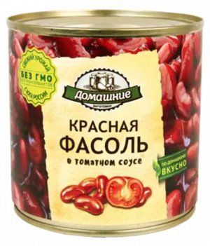 «Домашние заготовки», фасоль красная в томатном соусе, 400г