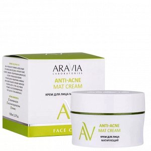 Aravia Laboratories Крем для лица матирующий Anti-Acne Mat Cream, 50 мл