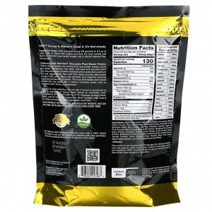 California Gold Nutrition, Растительный протеин со вкусом шоколада, веганский, легкоусвояемый, 907 г (2 фунта)