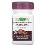 NATURE&#039;S WAY Premium Blend, Виноградные косточки с витамином С, 100 мг, 30 капсул