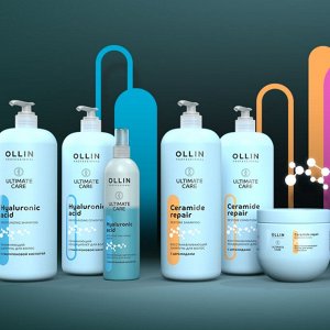 Маска для волос восстанавливающая с церамидами Ollin ULTIMATE CARE 500 мл Оллин