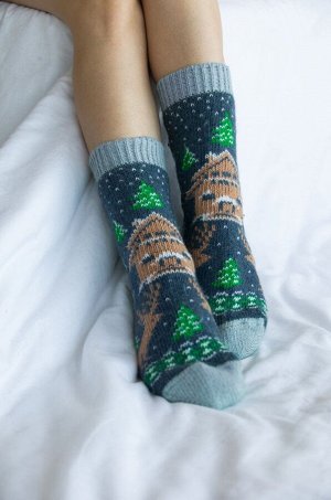 Женские шерстяные носки Happyfox