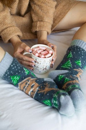 Женские шерстяные носки Happyfox