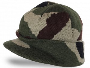 Шапка Мужская шапка камуфляж с козырьком. Универсальная модель для любых ситуаций №479
