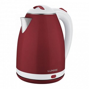 Чайник LUMME LU-145 светлый рубин (1,8кВт, 2л, двойная стенка нерж и пластик) 12/уп