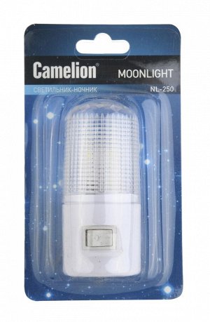 Ночник Camelion NL-250      (LED ночник с выкл, 220V)