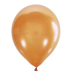 Воздушный шар 14"/35см Премиум Металлик ORANGE 024 50шт