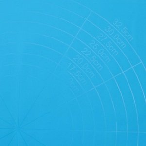 Коврик с разлиновкой Доляна «Буссен», 49x39 см, цвет МИКС