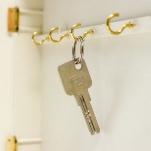 Ключница настенная «Фонарь», слоновая кость, 26?31?4.5 см