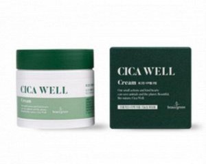 Крем для лица увлажняющий с центеллой азиатской BeauuGreen Cream Cica Well, 50 мл